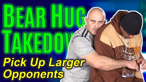 Rear Bear Hug Takedown Self Defense Moves Fightfast Youtube