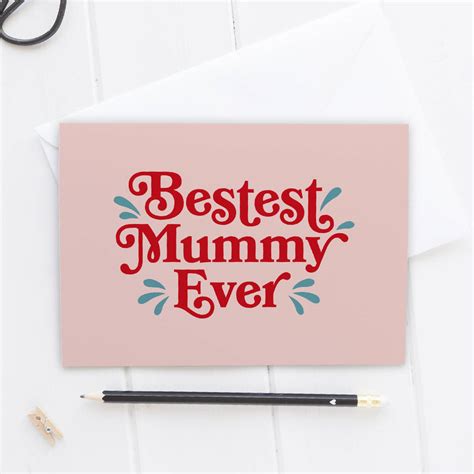 Bestest Mummy Ever Card By The Joy Of Memories