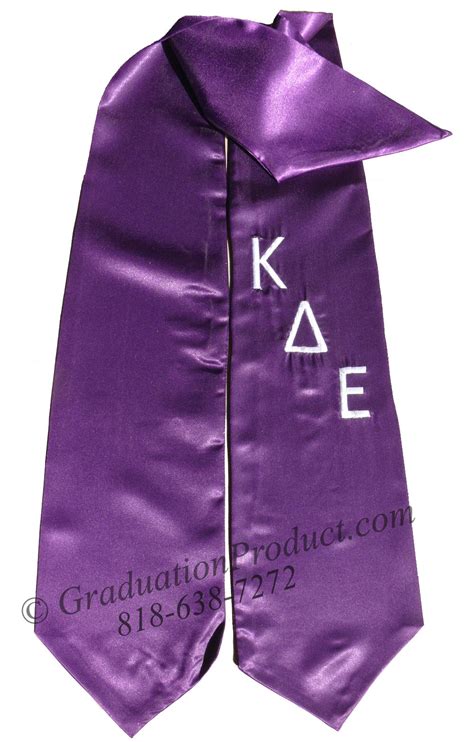 Kappa Delta Epsilon Greek Graduation Stoles And Sashes From