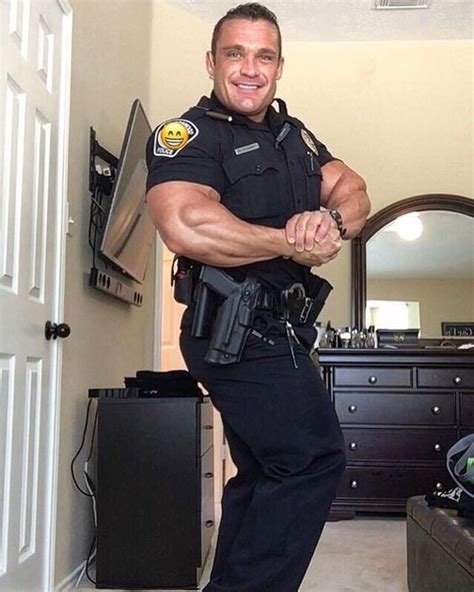 American Mega Macho Cop Matthew Schmidt Hot Cops Men In Uniform Cops