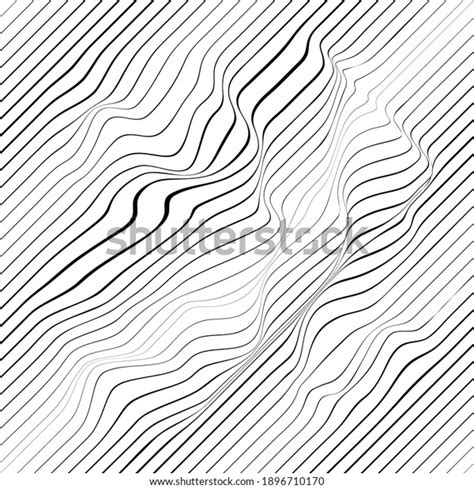 Abstract Flow Lines Background Fluid Wavy Stock Vector Royalty Free