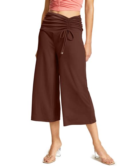 Inc International Concepts Womens Ruched Culottes Xx Large Deep