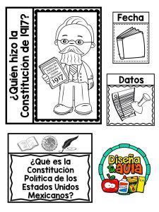 40 ideas de actividades para la revolución mexicana. Fantástico material interactivo de la Constitución ...