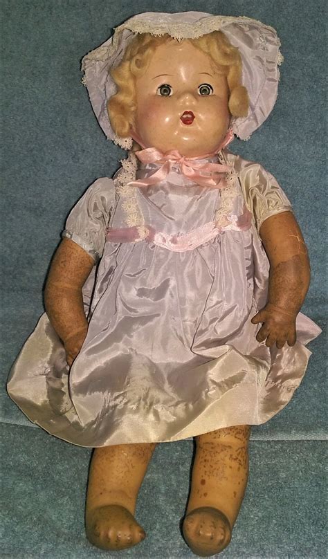 Old Rubber Blonde Baby Doll Timeless Treasures And Collectibles