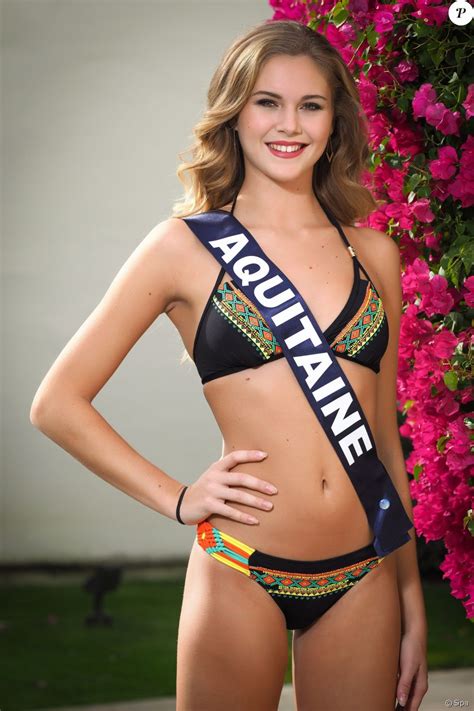 miss aquitaine en maillot de bain lors du voyage miss france 2018 en californie en novembre