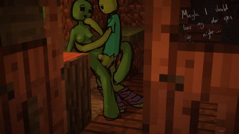 Rule 34 Breasts Creeper Dialogue Female Interspecies Male Minecraft