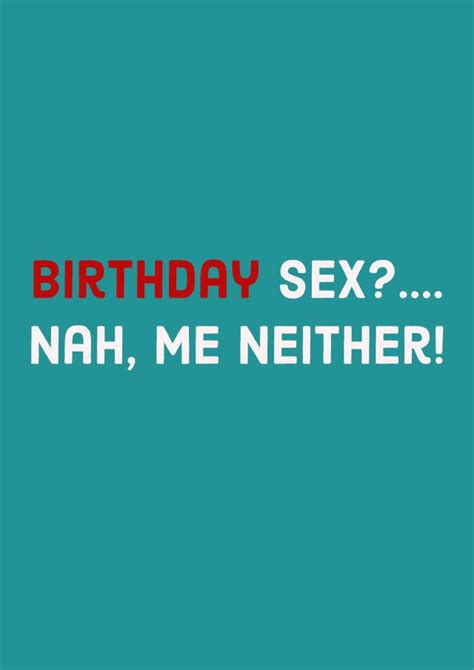 Birthday Sex Card Thortful
