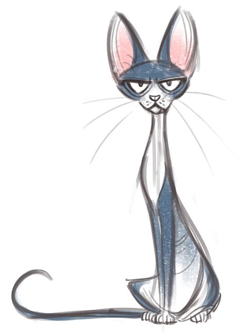 Daily Cat Drawings — 163 Sphynx I Know I Just Did A Sphynx Sketch