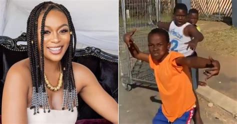 Nomzamo Mbatha Chats To Kids In Her Kzn Hood Shares Hilarious Video