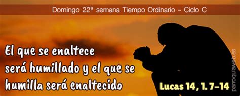 Lucas 14, 1. 7-14 - ParroquiaWeb
