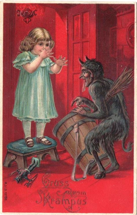 Krampus Creepy Vintage Creepy Christmas Scary Christmas