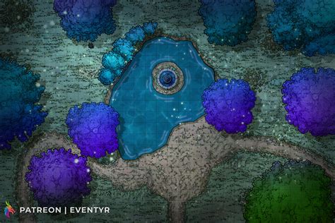 Feywild Clearing Battlemaps Dnd World Map Fantasy Map