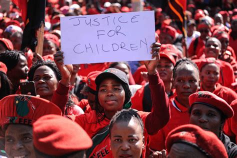 National shutdown over electricity threatened. In photos: EFF Women's March against gender-based violence