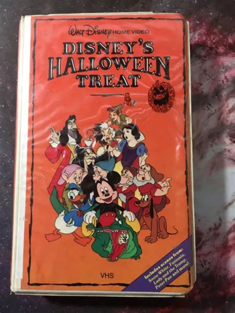 Vhs Disneys Halloween Treat Walt Disney Home Video 1982 Oop Super