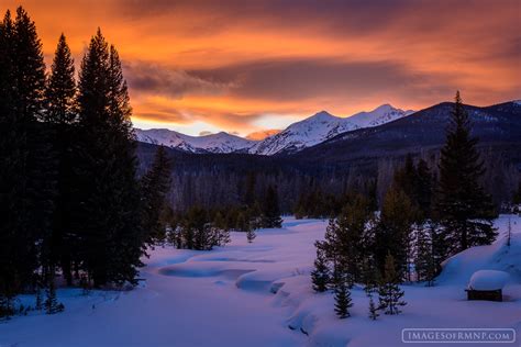 Winters Way Kawuneeche Valley Rocky Mountain National Park Images