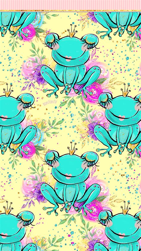 Phone Wallpapers Hd Fairy Magic Frog Glitter Flowers By Bonton Tv
