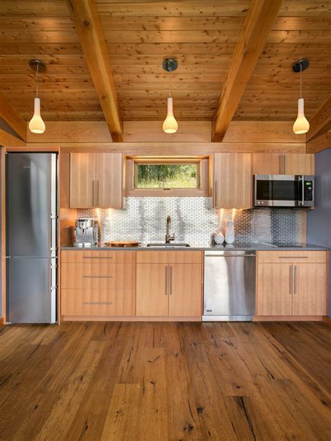 Rustic Single Wall Kitchen Design Ideas Renovations And Photos