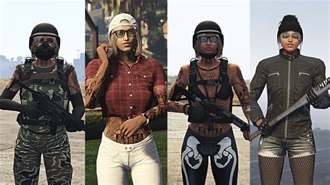 Gta 5 ♡ 20 Cute Female Outfits ♡ Ps5xbox Sx Tryhardnon Tryhard