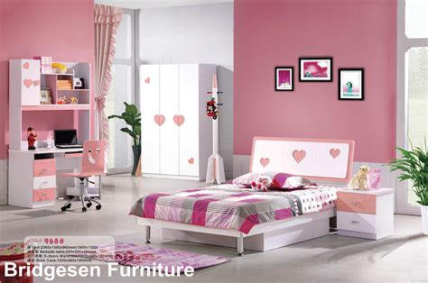 Teenage girls' bedroom decor should be different from a little girl's bedroom. 2019 MDF Teenage Girl Kids Bedroom Furniture Set With 2 ...