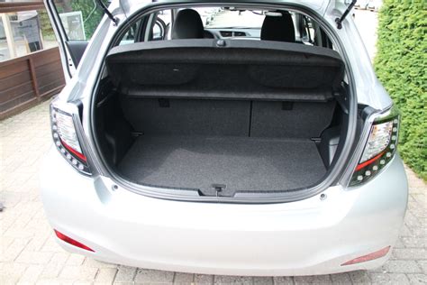 New Toyota Yaris Boot Space