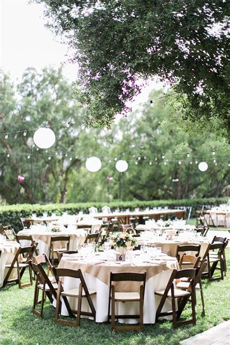 Enjoy all mother nature has to offer on your wedding day. Elegant Garden Glam Wedding | Outdoor wedding lighting ...