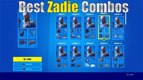 20 Best Zadie Skin Combos Fortnite Battle Royale Youtube