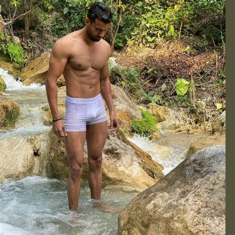 Shirtless Bollywood Men Indian Male Model In Underwear Bikini Briefs