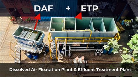 Daf Etp Dissolved Air Floatation System And Effluent Treatment Plant