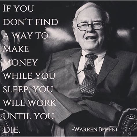 The Importance Of Passive Income By Warren Buffet Money Quotes