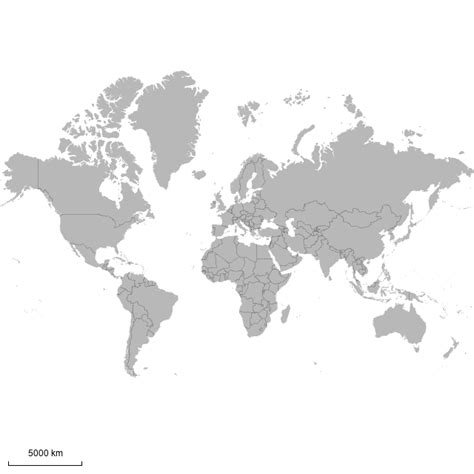 Map Of The World Plain 88 World Maps