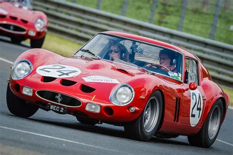 Stunning Line Up Of Le Mans Ferraris For Chantilly
