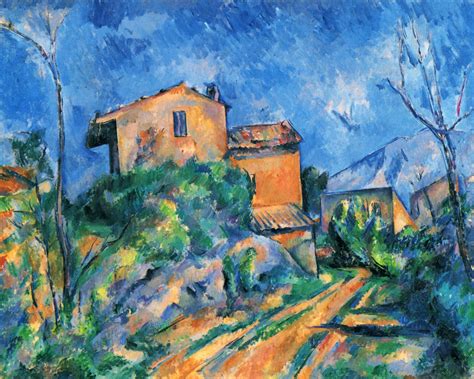 Maison Maria With A View Of Chateau Noir 1895 Paul Cezanne