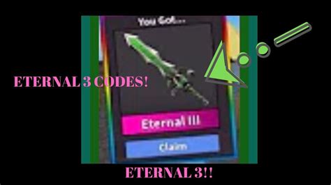 Our mm2 codes post has the most updated list of codes that you can redeem for free knife skins. Roblox Mm2 Eternal 3 | Free Robux No Apps No Human ...