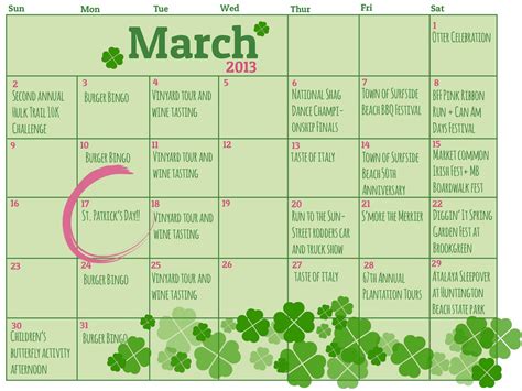 Plantation Resort Insider March Calendar Of Events Theres Always
