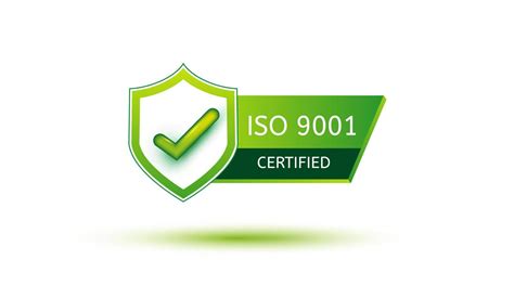 Iso 9001 Certified Badge Icon International Quality Management