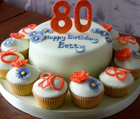 32 Elegant Picture Of 80th Birthday Cake Ideas 80