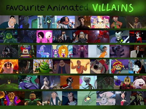 Favourite Non Disney Animated Villains By Justsomepainter11 On Deviantart