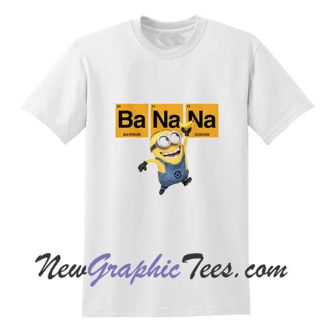 Minions Banana Funny Face Minion T Shirt Minions