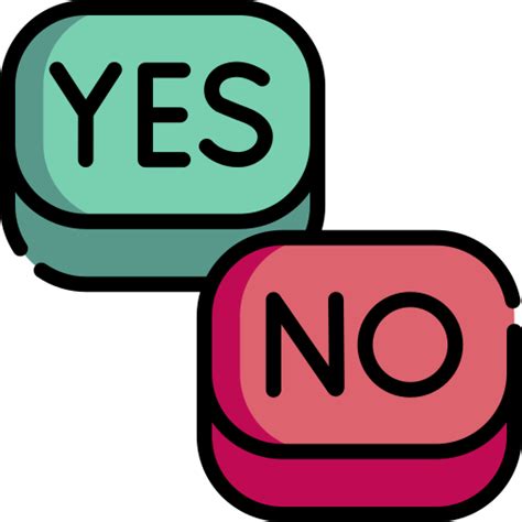 Yes Or No Free Shapes And Symbols Icons