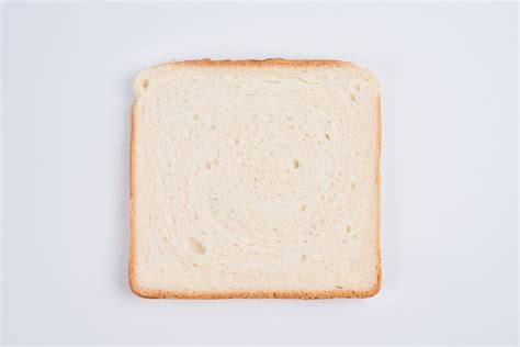 Premium Photo One Square Slice Of Toast Sandwich Bread Isolated On