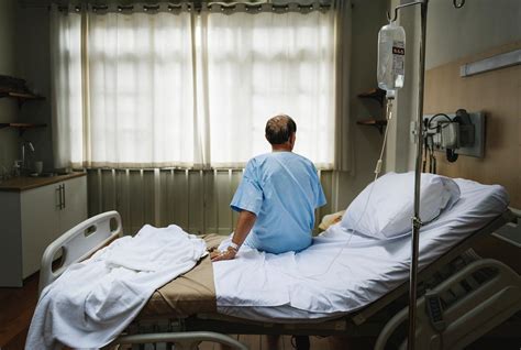 A Sick Elderly Is Staying At The Hospital Royalty Free Photo 259801