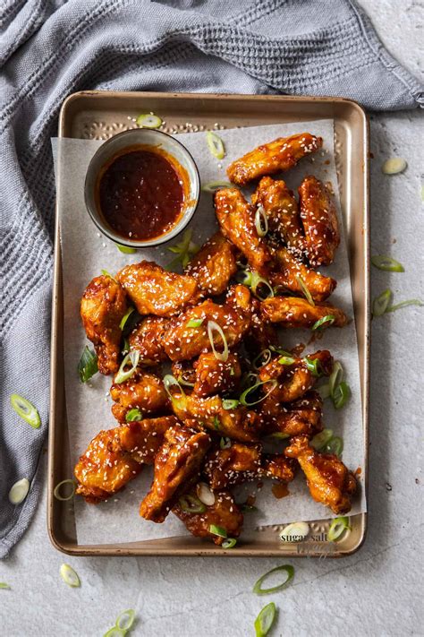 Crunchy Korean Fried Chicken Wings Recipe Sugar Salt Magic
