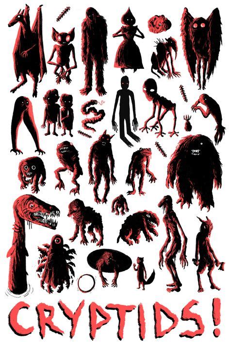Cryptids With Images Creepy Art Cryptozoology Monster Concept Art