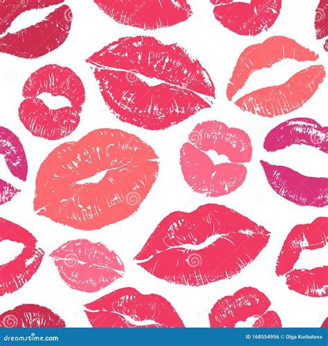 lips seamless pattern colourful womans lips design for fashion cloth and wrapping paper world