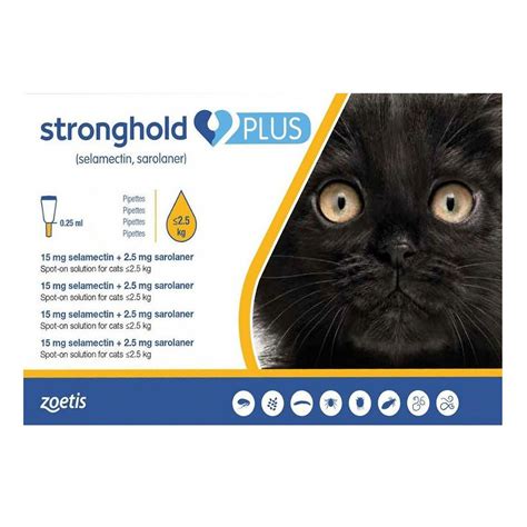 Buy Stronghold Plus For Kittens And Small Cats Upto 55lbs 25kg At