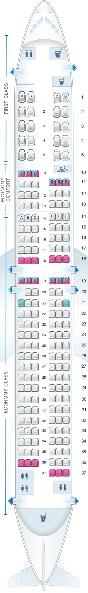 Airplane Seating Charts