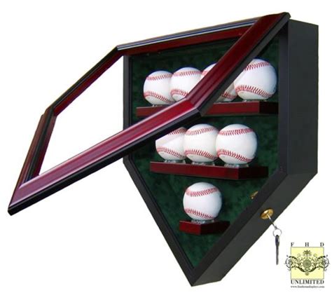 Baseball display cases are a simple and necessary element for all collectors and there are a lot of. Baseball Display Case - Home Plate Eight Ball Display ...