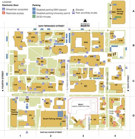 Fullerton College Campus Map