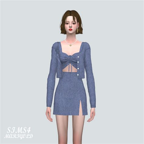 Patreon T 8a 3 Piece8a 쓰리피스여자 의상 By Sims4marigold From Patreon