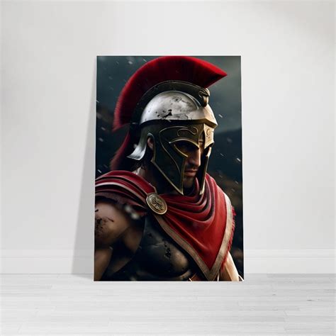 Spartaner Aluminium Poster Sparta Krieger Poster Alu Druck Etsy